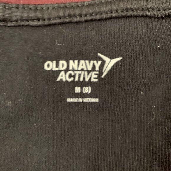 Old Navy Dynamic Fleece Zip Hoodie For Boys Size Medium (8) Burgundy Black - Picture 4 of 6